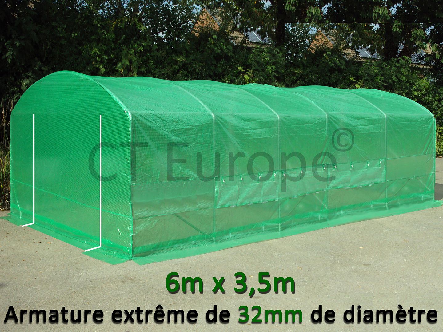 Serre tunnel, serre de jardin, serre de culture, serre maraîchère ...