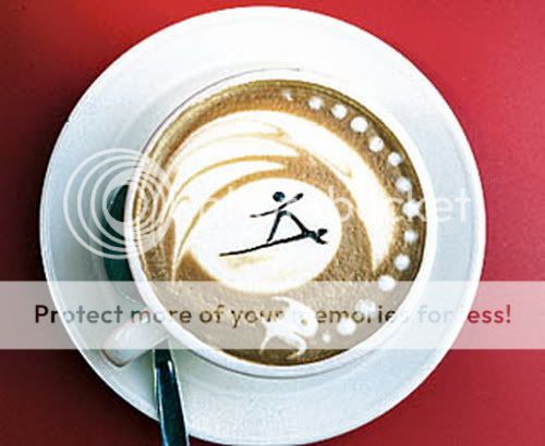 surfando no café