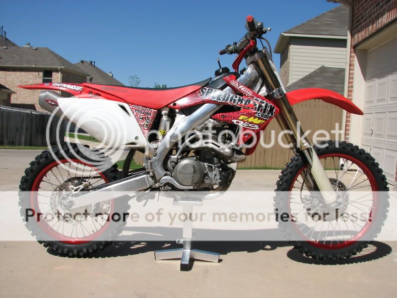 My 06 CRF 450 with Red rims Dirt Bike Pictures & Video ThumperTalk