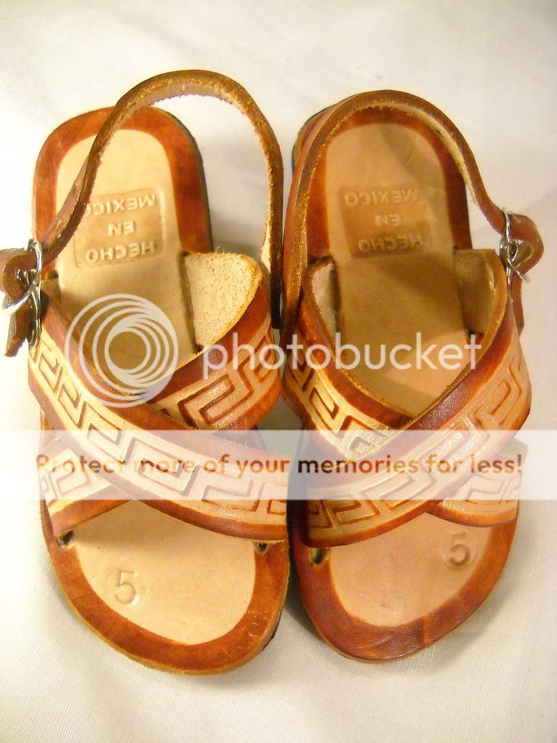 KIDS BABY TODDLER AUTHENTIC SINALOA TWO STRAP HUARACHE MEXICAN SANDAL
